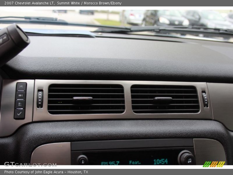 Summit White / Morocco Brown/Ebony 2007 Chevrolet Avalanche LT