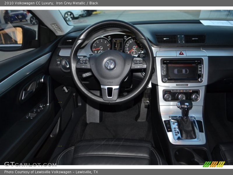 Iron Grey Metallic / Black 2010 Volkswagen CC Luxury