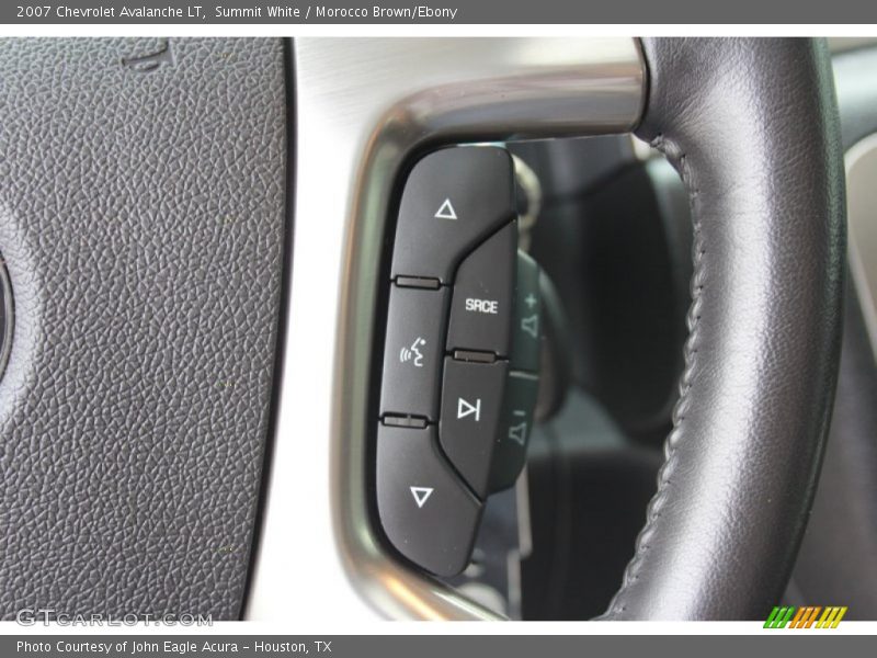 Summit White / Morocco Brown/Ebony 2007 Chevrolet Avalanche LT