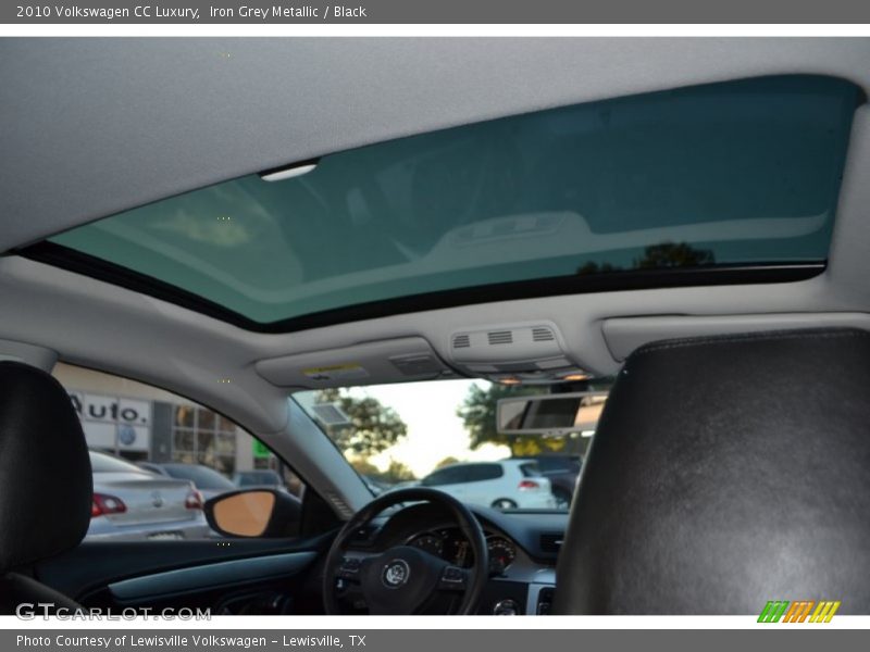 Iron Grey Metallic / Black 2010 Volkswagen CC Luxury