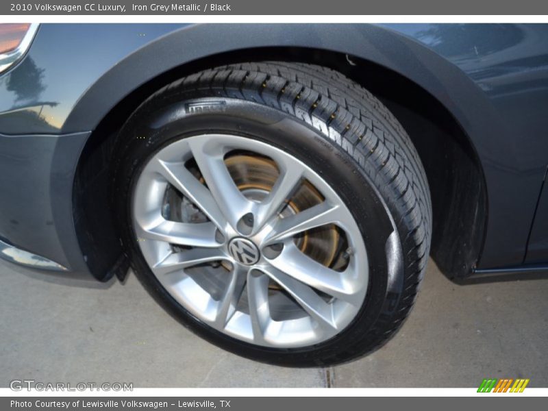 Iron Grey Metallic / Black 2010 Volkswagen CC Luxury