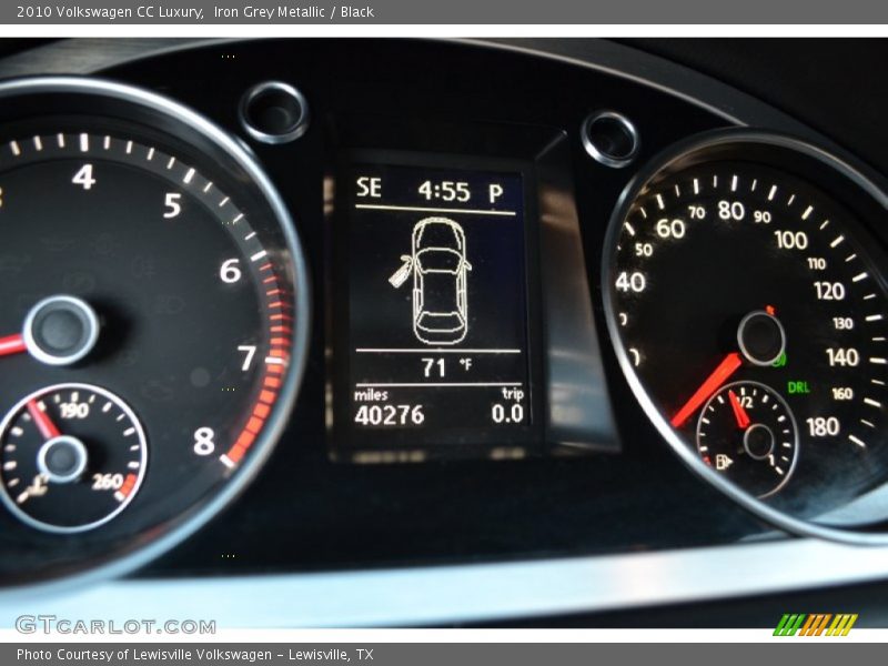 Iron Grey Metallic / Black 2010 Volkswagen CC Luxury