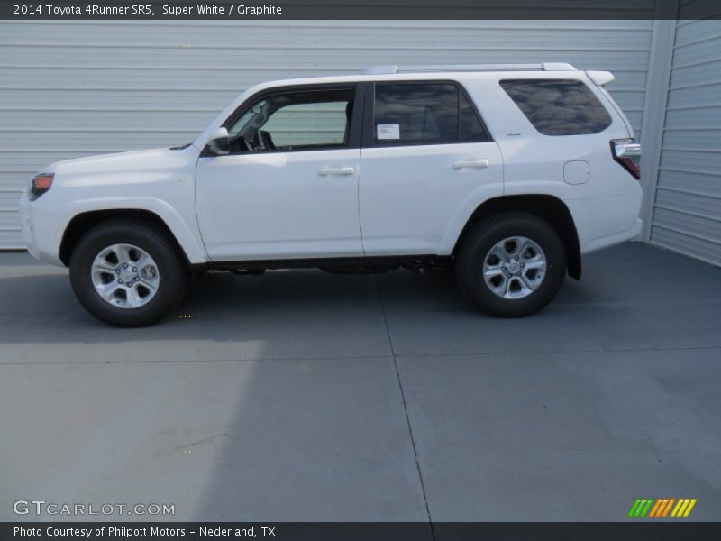 Super White / Graphite 2014 Toyota 4Runner SR5