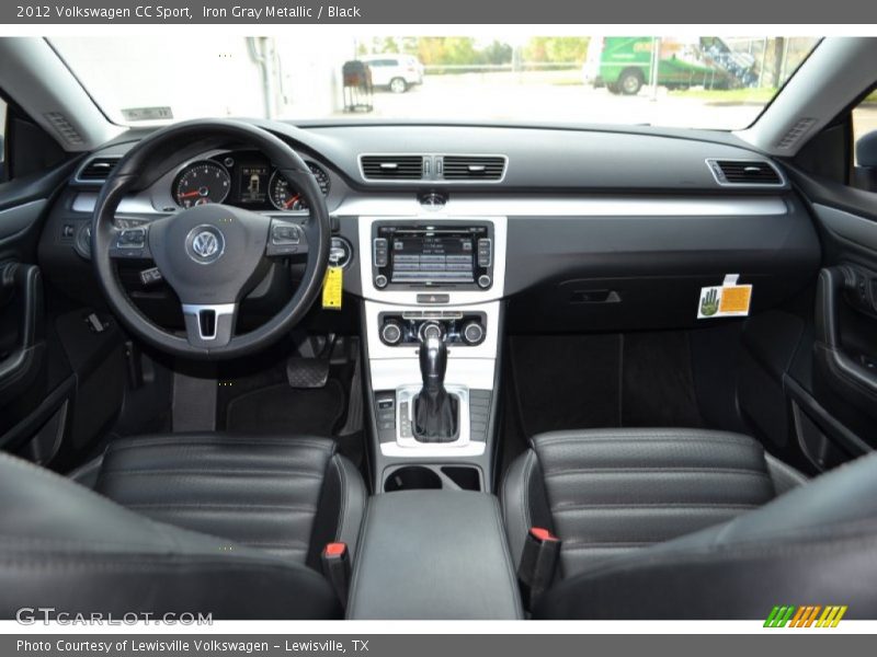 Iron Gray Metallic / Black 2012 Volkswagen CC Sport