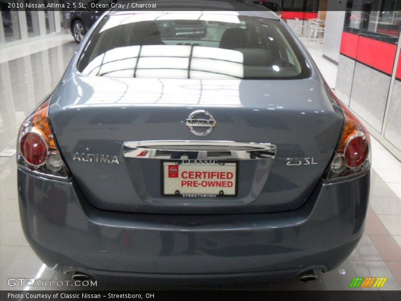 Ocean Gray / Charcoal 2010 Nissan Altima 2.5 SL