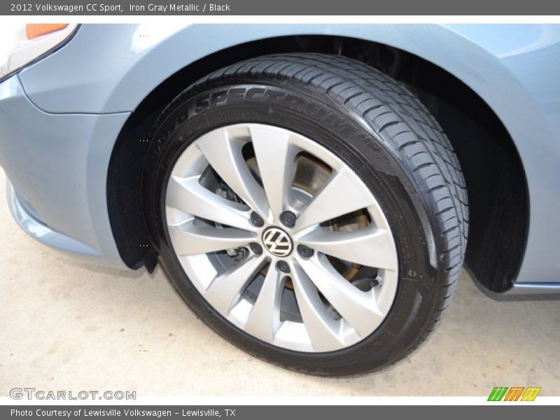 Iron Gray Metallic / Black 2012 Volkswagen CC Sport