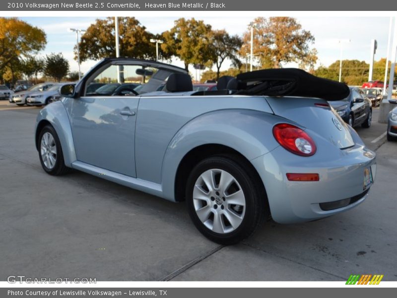 Heaven Blue Metallic / Black 2010 Volkswagen New Beetle 2.5 Convertible