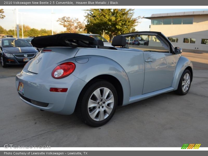 Heaven Blue Metallic / Black 2010 Volkswagen New Beetle 2.5 Convertible