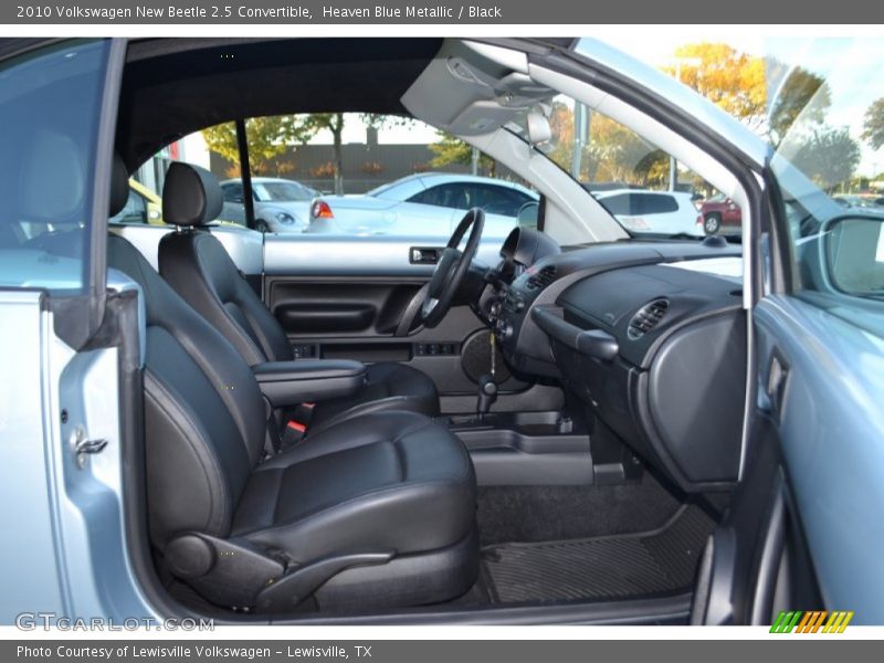 Heaven Blue Metallic / Black 2010 Volkswagen New Beetle 2.5 Convertible