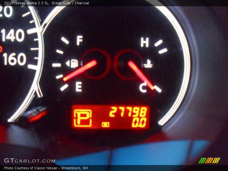 Ocean Gray / Charcoal 2010 Nissan Altima 2.5 SL