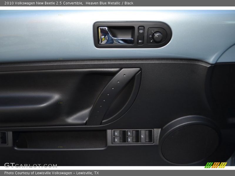 Heaven Blue Metallic / Black 2010 Volkswagen New Beetle 2.5 Convertible