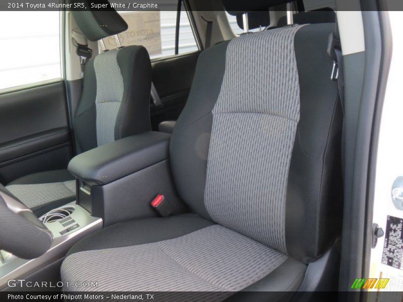 Front Seat of 2014 4Runner SR5