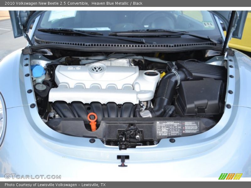 Heaven Blue Metallic / Black 2010 Volkswagen New Beetle 2.5 Convertible
