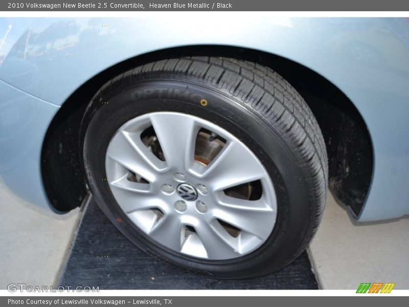 Heaven Blue Metallic / Black 2010 Volkswagen New Beetle 2.5 Convertible