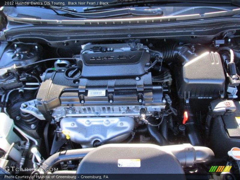 Black Noir Pearl / Black 2012 Hyundai Elantra GLS Touring
