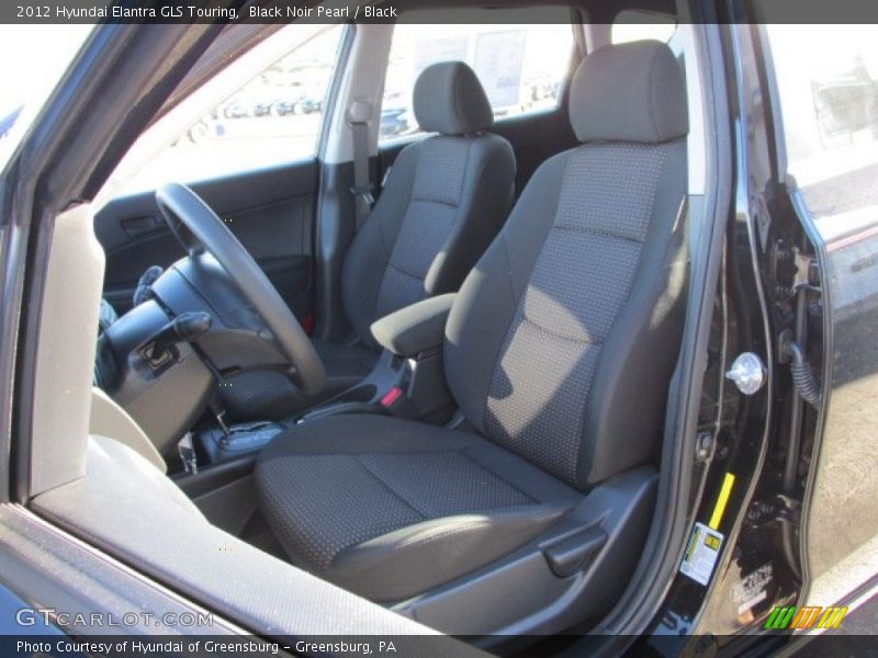 Black Noir Pearl / Black 2012 Hyundai Elantra GLS Touring