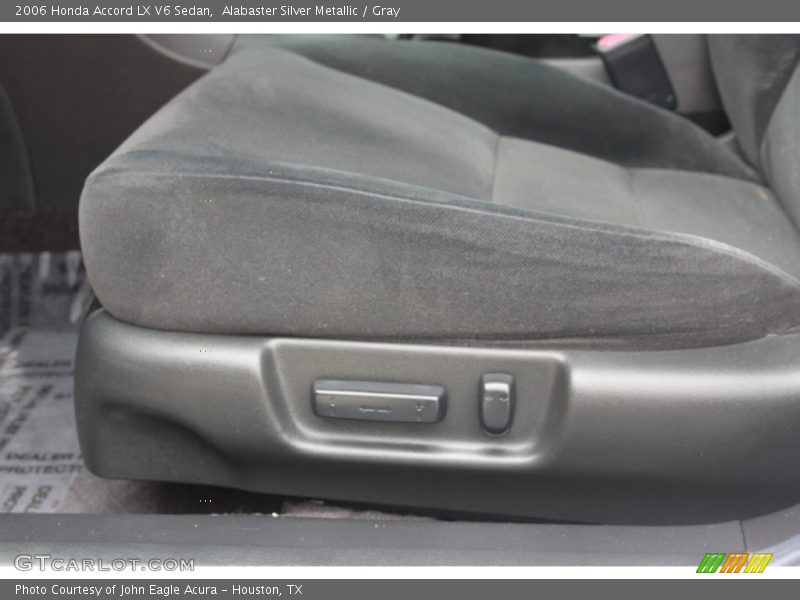 Alabaster Silver Metallic / Gray 2006 Honda Accord LX V6 Sedan