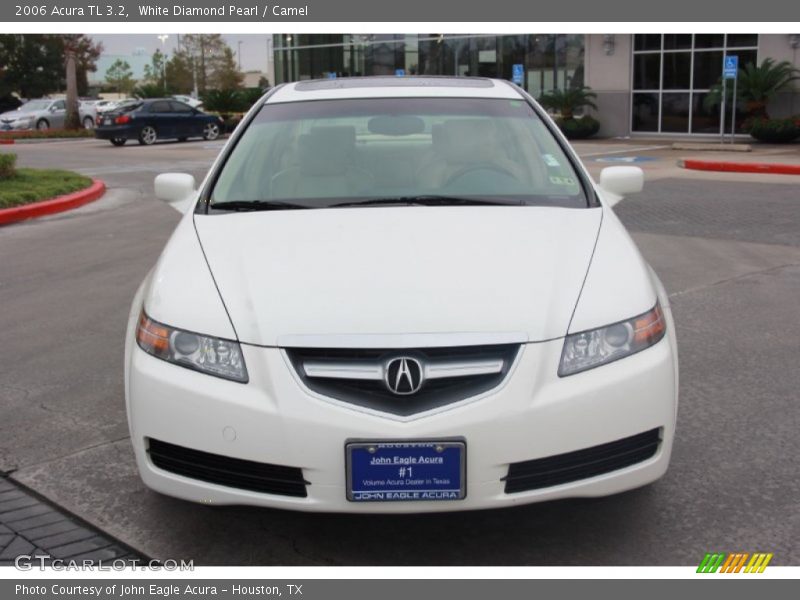 White Diamond Pearl / Camel 2006 Acura TL 3.2