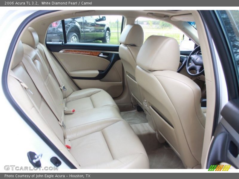White Diamond Pearl / Camel 2006 Acura TL 3.2