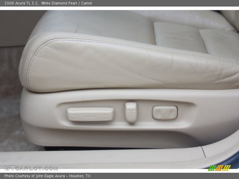 White Diamond Pearl / Camel 2006 Acura TL 3.2