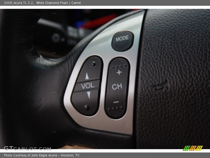 White Diamond Pearl / Camel 2006 Acura TL 3.2