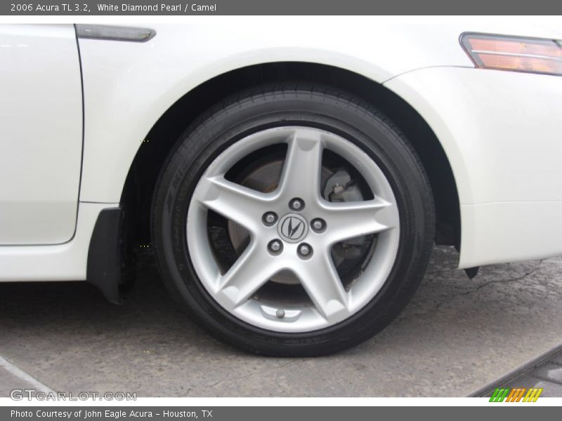 White Diamond Pearl / Camel 2006 Acura TL 3.2