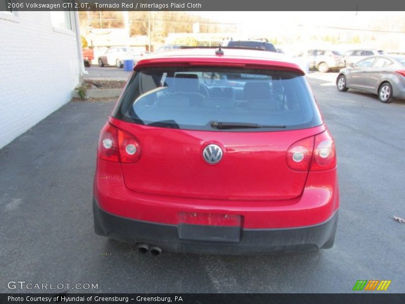 Tornado Red / Interlagos Plaid Cloth 2006 Volkswagen GTI 2.0T