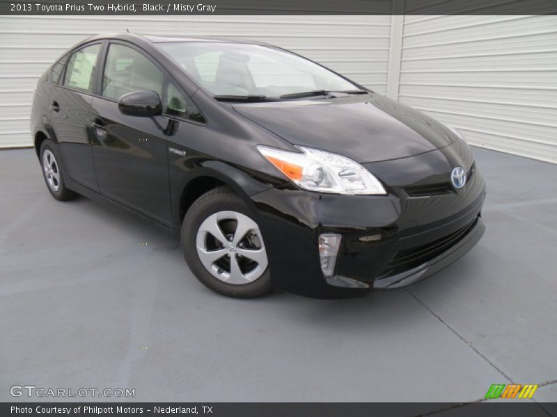 Black / Misty Gray 2013 Toyota Prius Two Hybrid