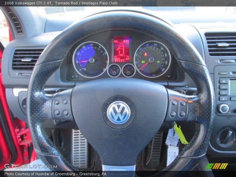 Tornado Red / Interlagos Plaid Cloth 2006 Volkswagen GTI 2.0T