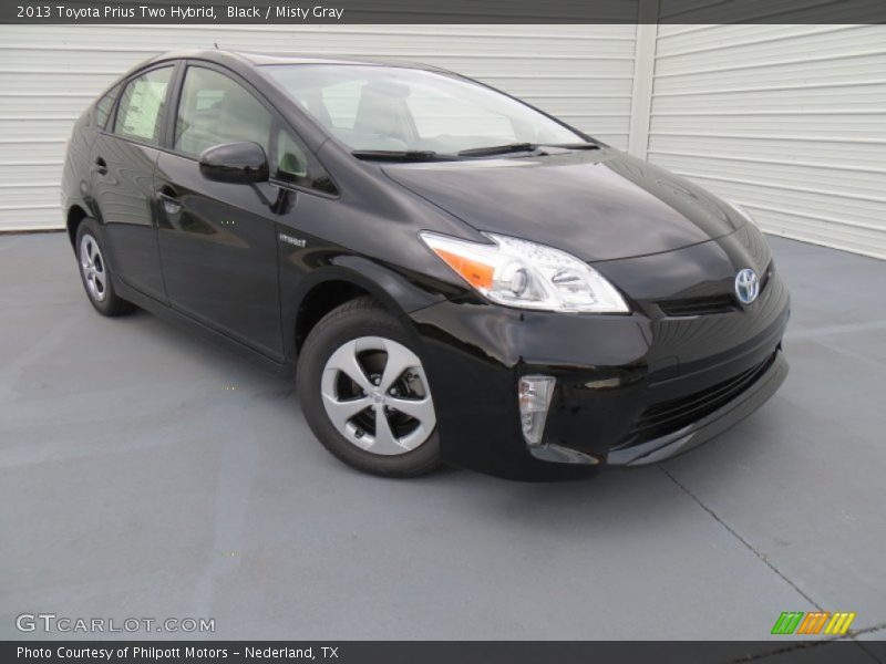 Black / Misty Gray 2013 Toyota Prius Two Hybrid