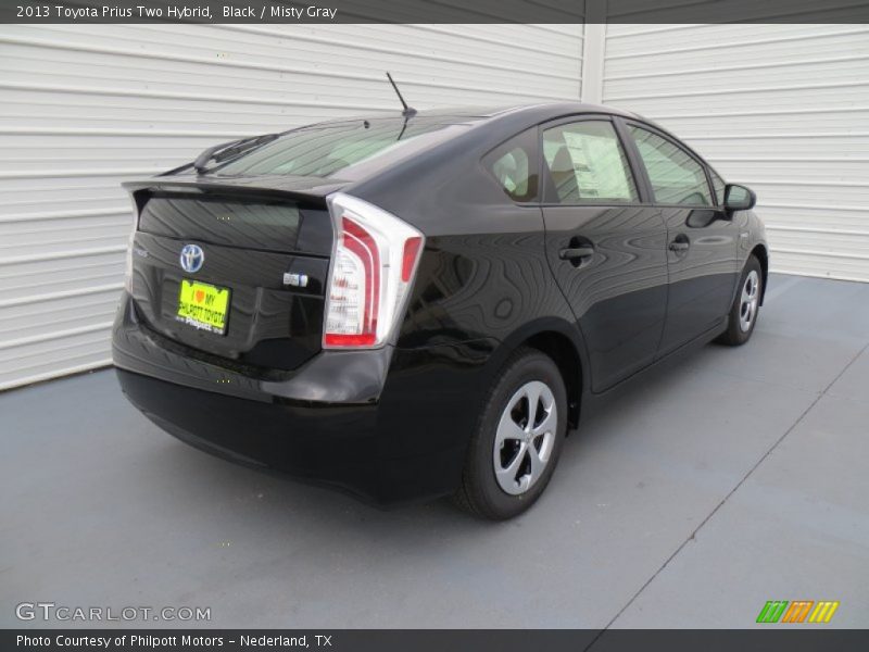 Black / Misty Gray 2013 Toyota Prius Two Hybrid