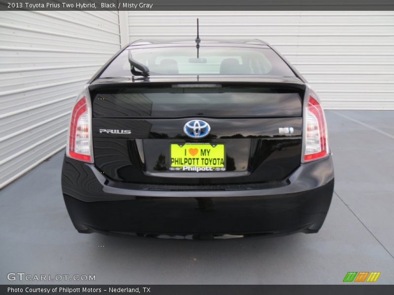 Black / Misty Gray 2013 Toyota Prius Two Hybrid