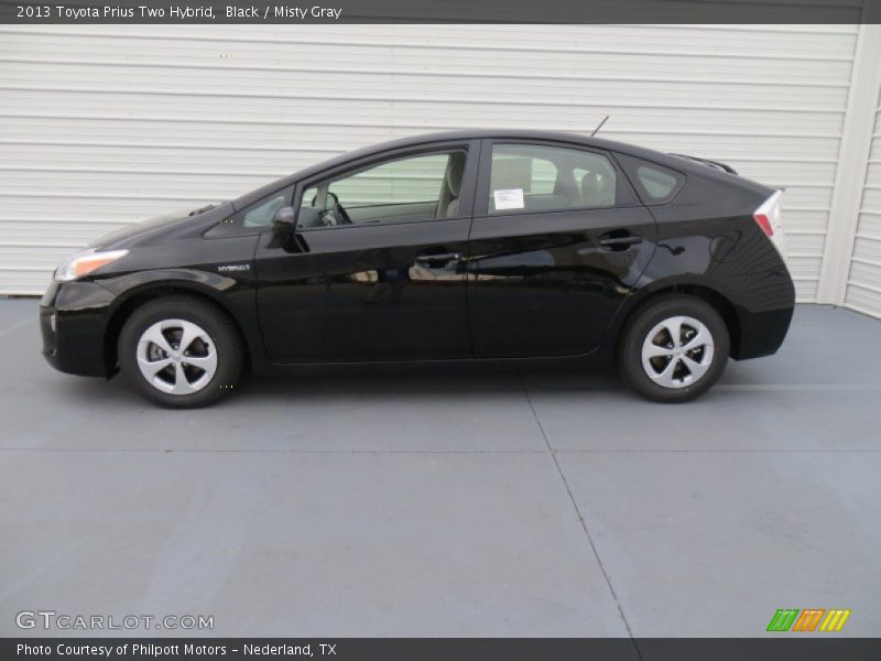 Black / Misty Gray 2013 Toyota Prius Two Hybrid