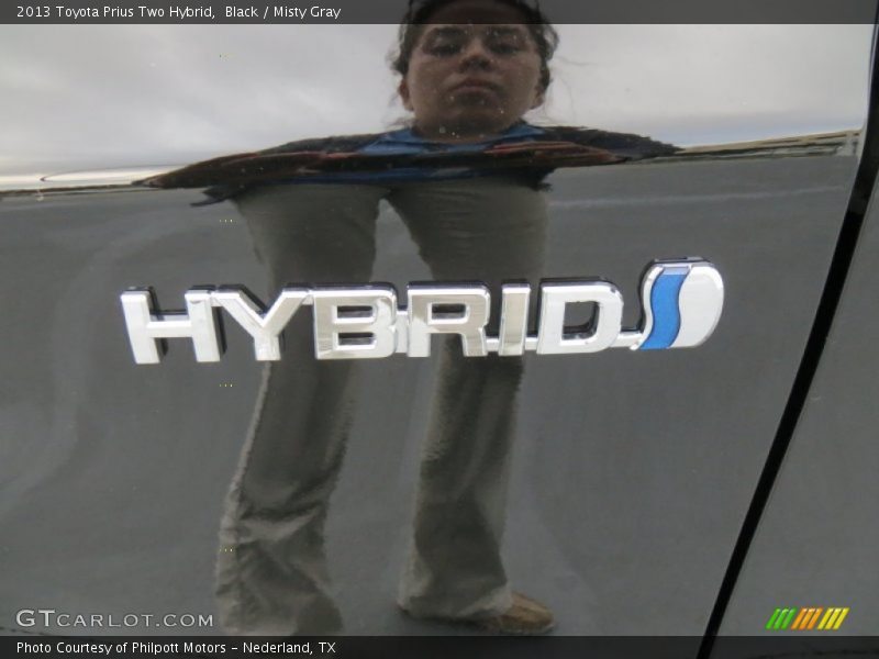 Black / Misty Gray 2013 Toyota Prius Two Hybrid