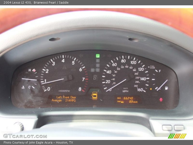 Briarwood Pearl / Saddle 2004 Lexus LS 430