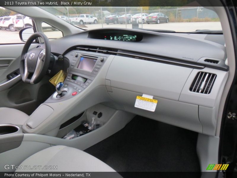Black / Misty Gray 2013 Toyota Prius Two Hybrid