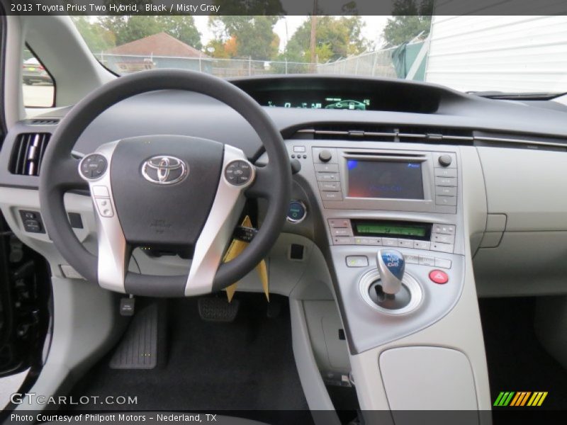 Black / Misty Gray 2013 Toyota Prius Two Hybrid