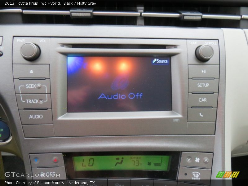 Black / Misty Gray 2013 Toyota Prius Two Hybrid