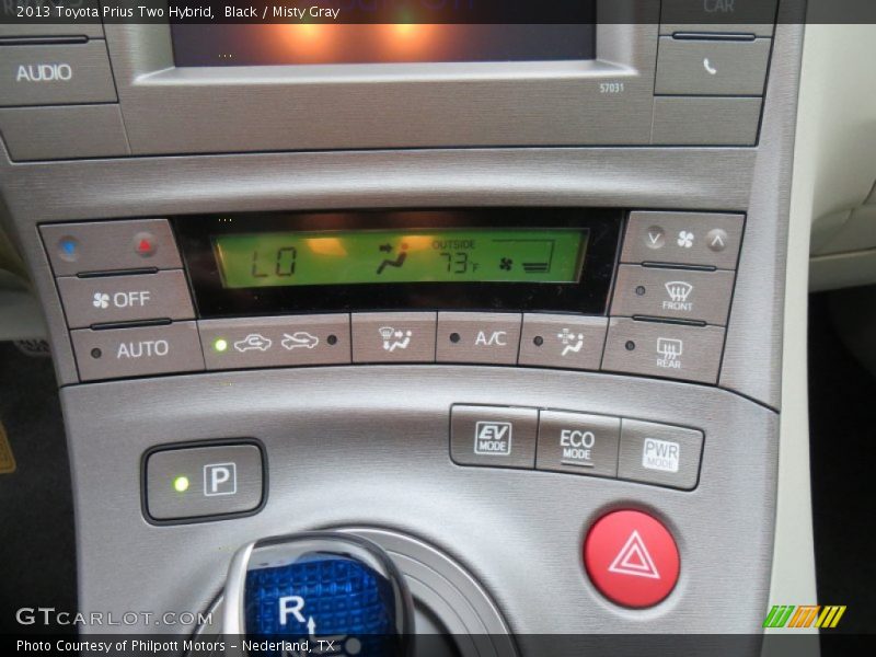 Black / Misty Gray 2013 Toyota Prius Two Hybrid