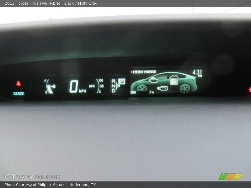 Black / Misty Gray 2013 Toyota Prius Two Hybrid