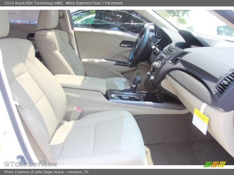 White Diamond Pearl / Parchment 2014 Acura RDX Technology AWD