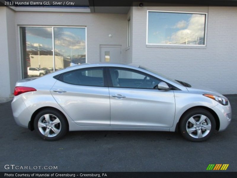 Silver / Gray 2013 Hyundai Elantra GLS