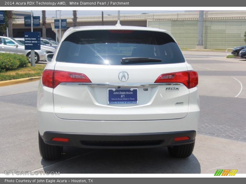 White Diamond Pearl / Parchment 2014 Acura RDX Technology AWD