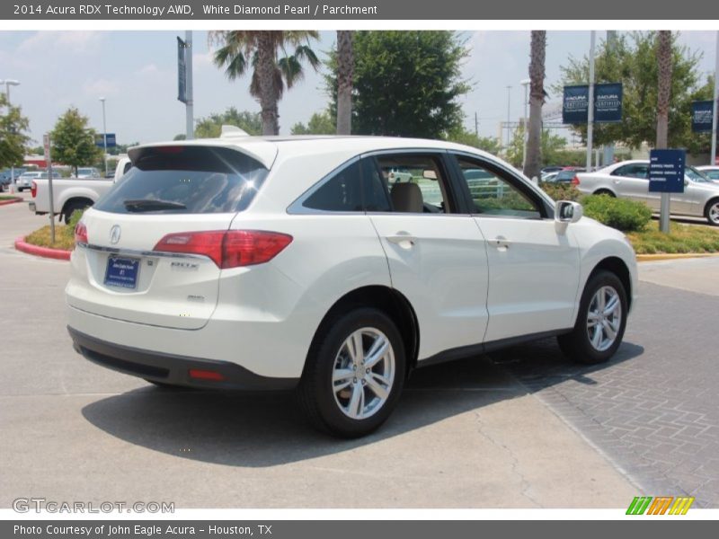 White Diamond Pearl / Parchment 2014 Acura RDX Technology AWD