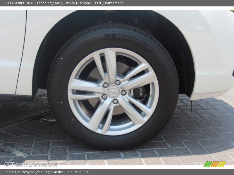 White Diamond Pearl / Parchment 2014 Acura RDX Technology AWD