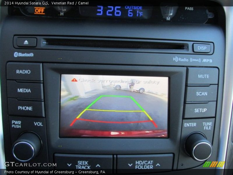 Venetian Red / Camel 2014 Hyundai Sonata GLS