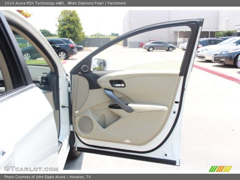 White Diamond Pearl / Parchment 2014 Acura RDX Technology AWD