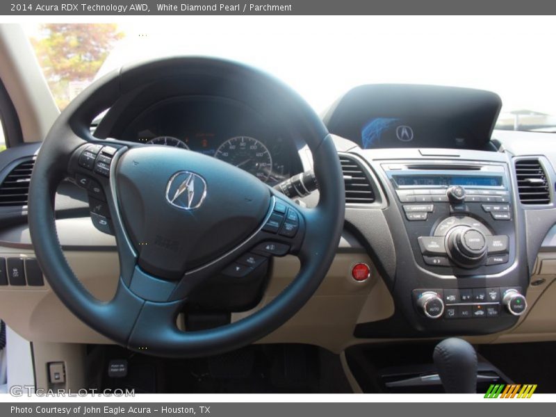 White Diamond Pearl / Parchment 2014 Acura RDX Technology AWD