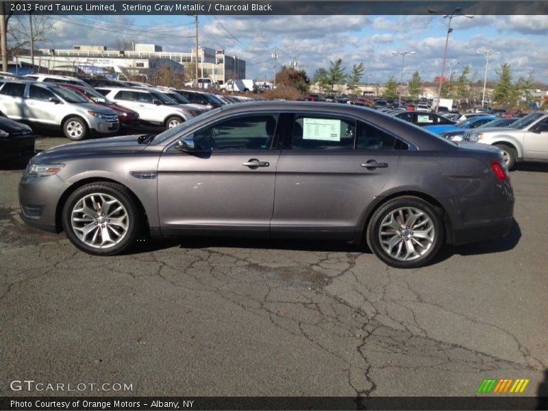Sterling Gray Metallic / Charcoal Black 2013 Ford Taurus Limited