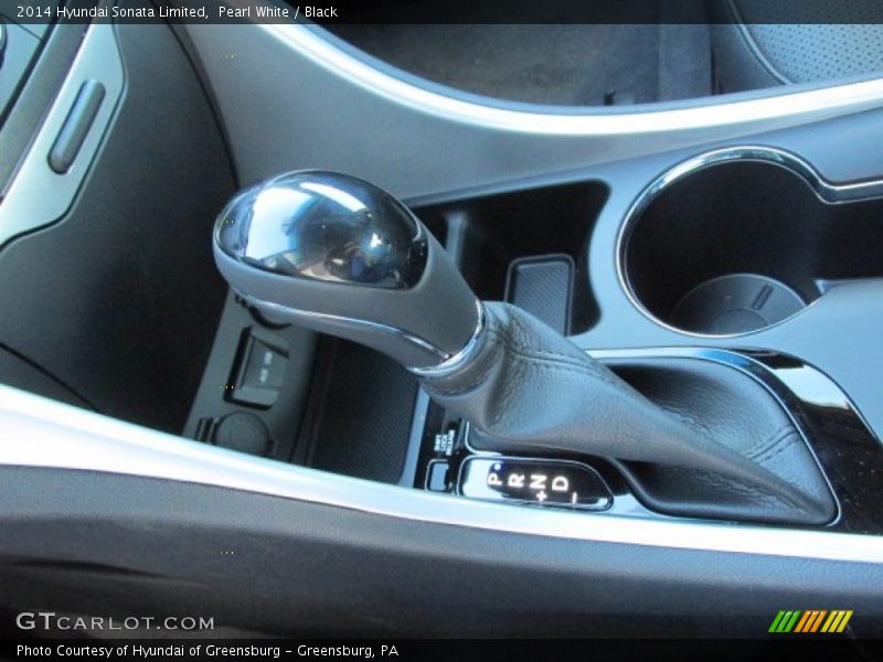 Pearl White / Black 2014 Hyundai Sonata Limited